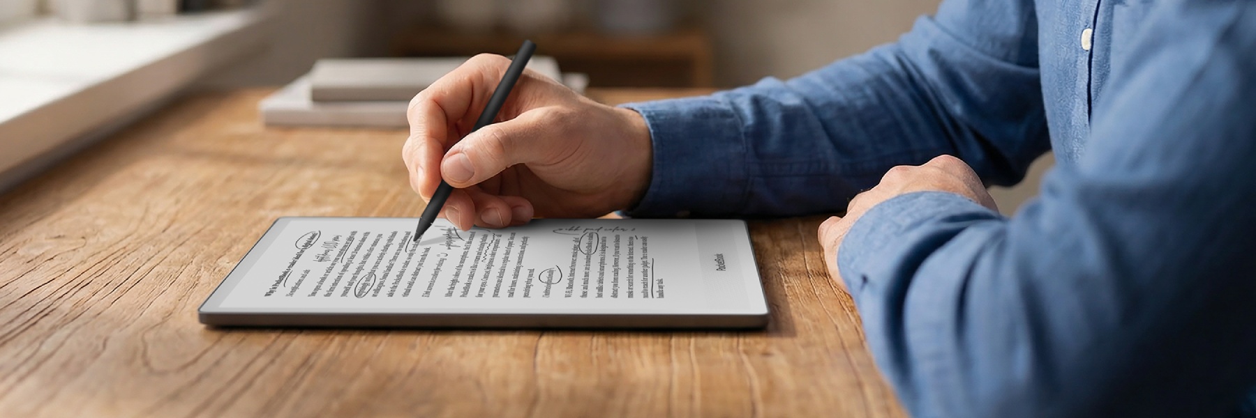 PocketBook InkPad One z nowymi narzędziami do notowania