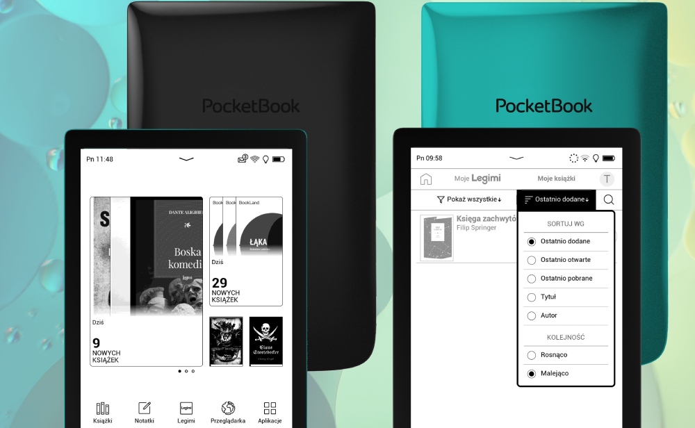 Oprogramowanie w wersji 6.0 również dla flagowca PocketBook 