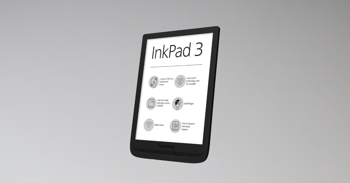 PocketBook InkPad 3 zyskuje nowy silnik dla plików PDF