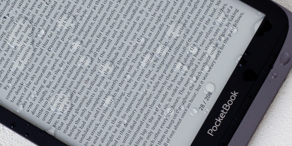 Wodoodporny czytnik e-booków o stopniu ochrony IPX7 lub IPX8: jak dobrze chronione jest Wasze urządzenie?