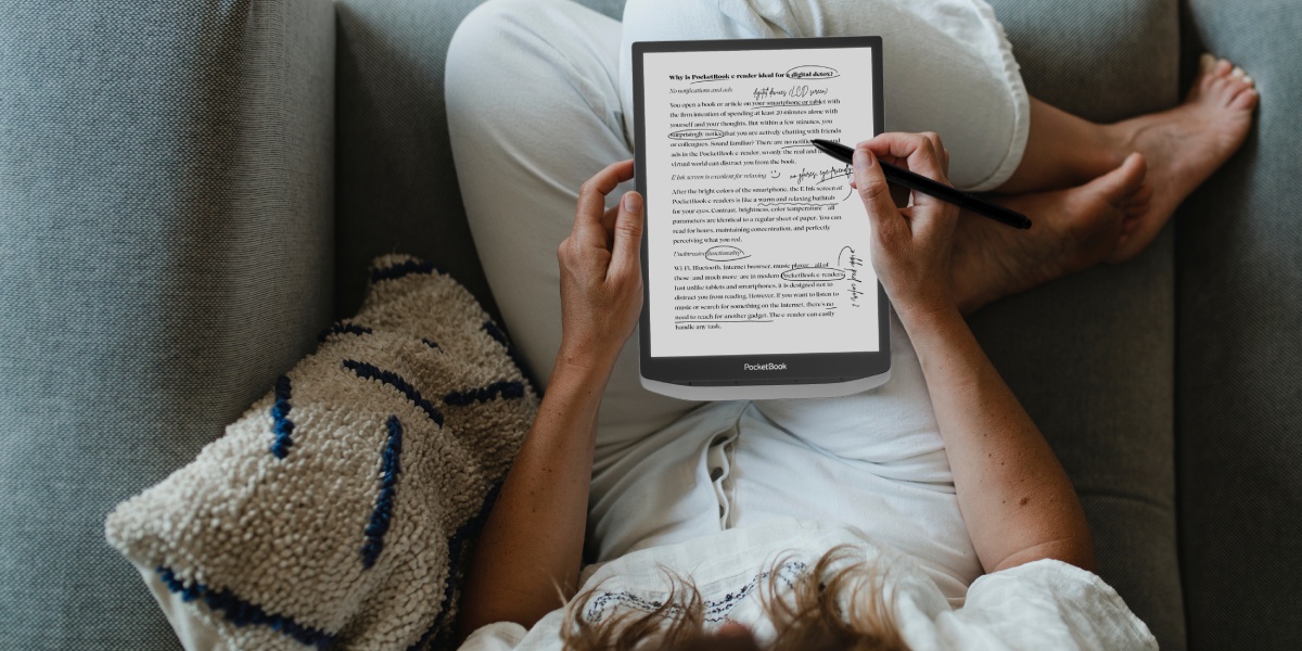 PocketBook InkPad X Pro: doskonałe wrażenia podczas robienia notatek i czytania na dużym ekranie o przekątnej 10,3”