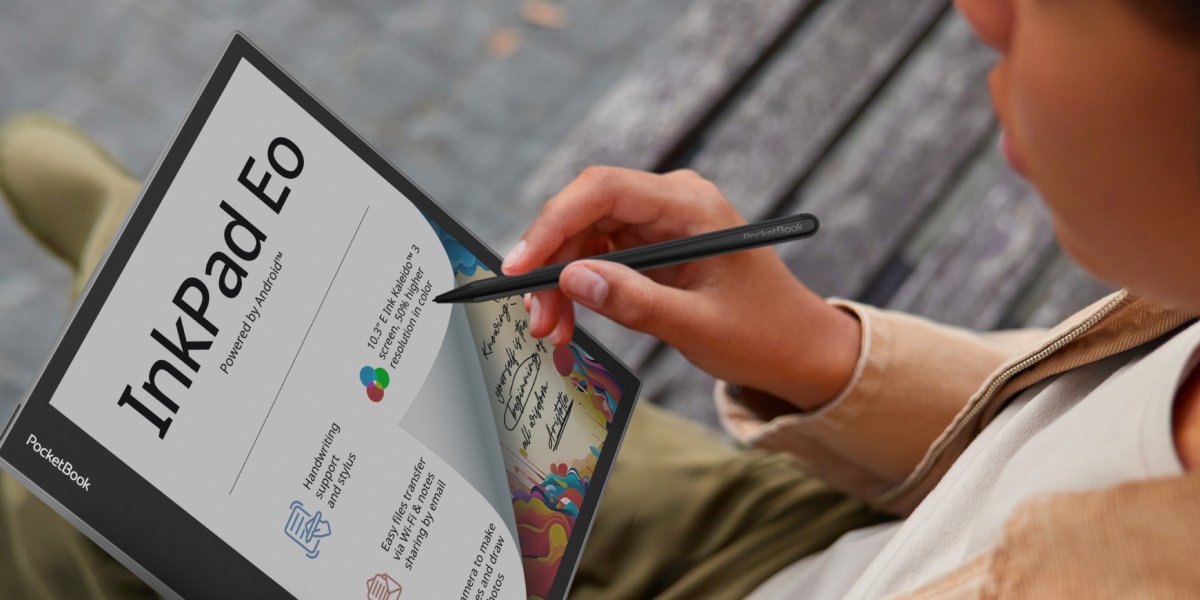 PocketBook InkPad Eo: wydajny e-notes o przekątnej 10,3 cala z E Ink Kaleido 3