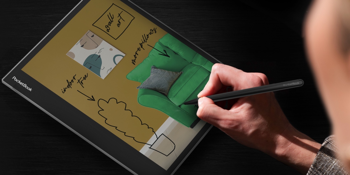 Rozpoznawanie odręcznych notatek tekstu w PocketBook InkPad Eo