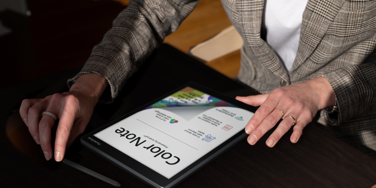 PocketBook Color Note: bezproblemowe notowanie w kolorze na dużym ekranie E Ink Kaleido™ 3